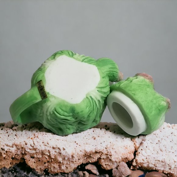 Miniature Ceramic Tea Pots Fruit/Vegetable & Flower With Removable Lid 4pcs Set - Picture 9 of 16